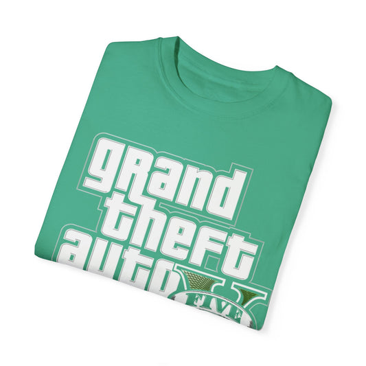 T-shirt unisexe teint en pièce GTA 5