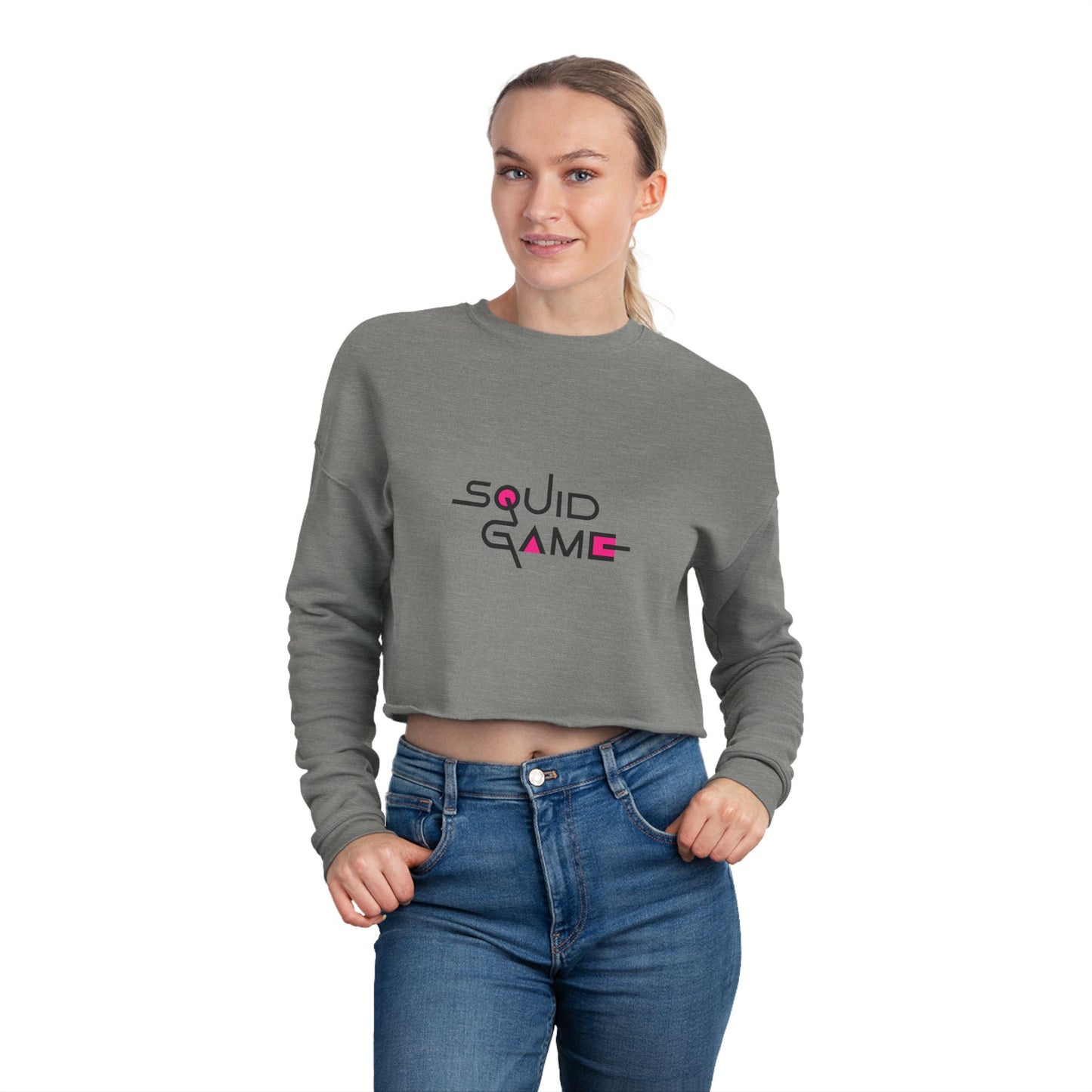 Squid game Women's Cropped Sweatshirt