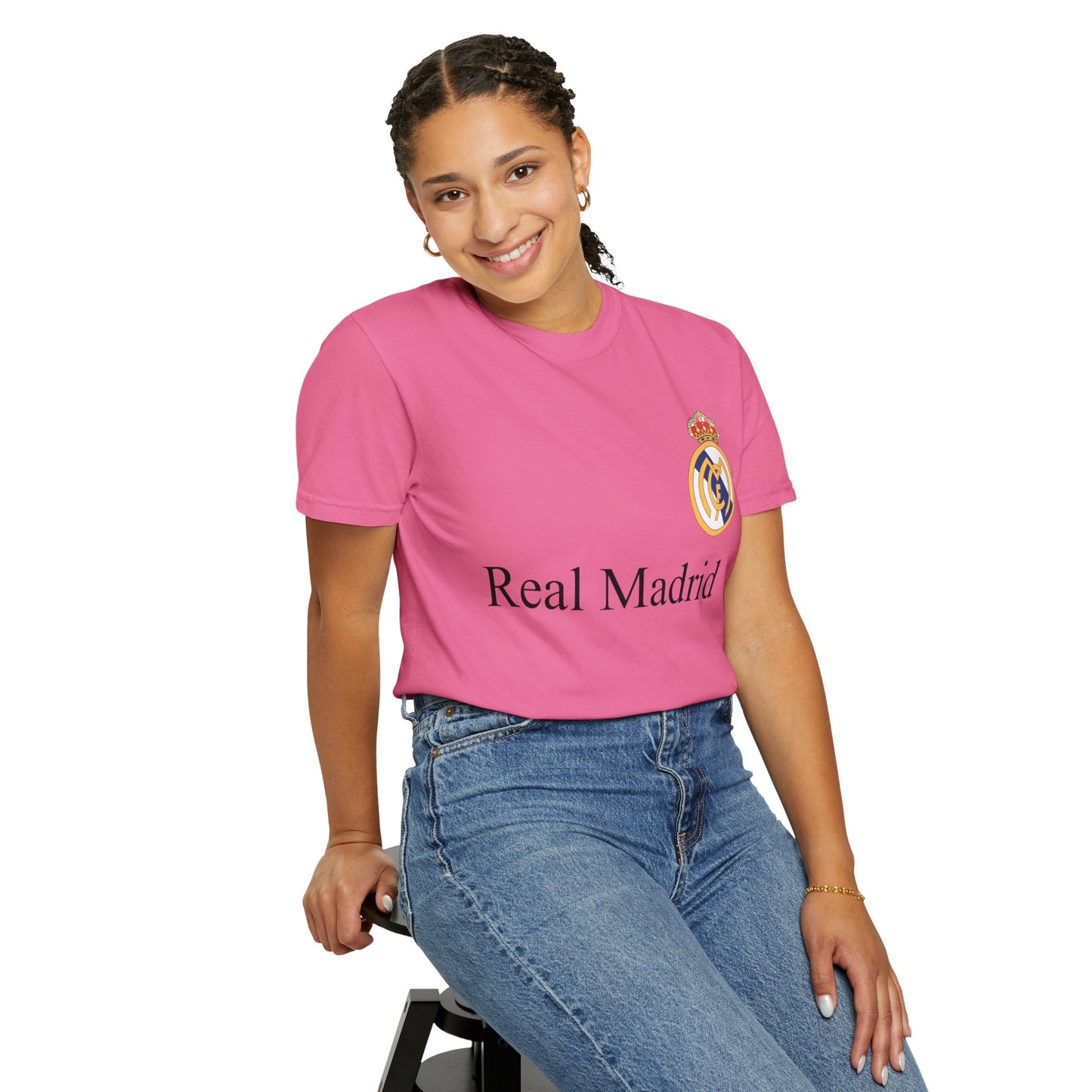 Real Madrid Unisex Garment-Dyed T-shirt