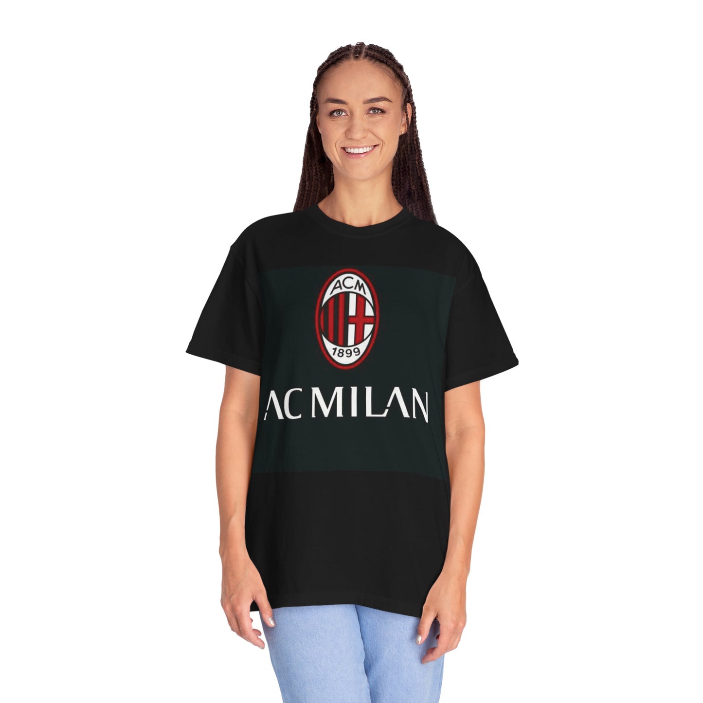 تي شيرت AC Milan مصبوغ للجنسين