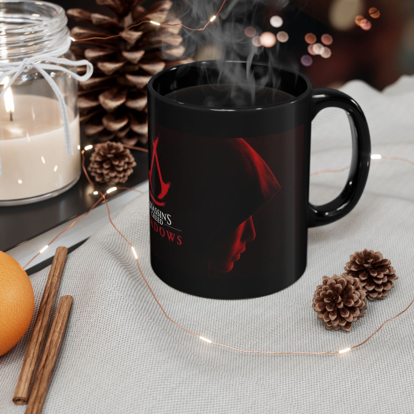 Assassin's creed Shadows Black Mug (11oz, 15oz)