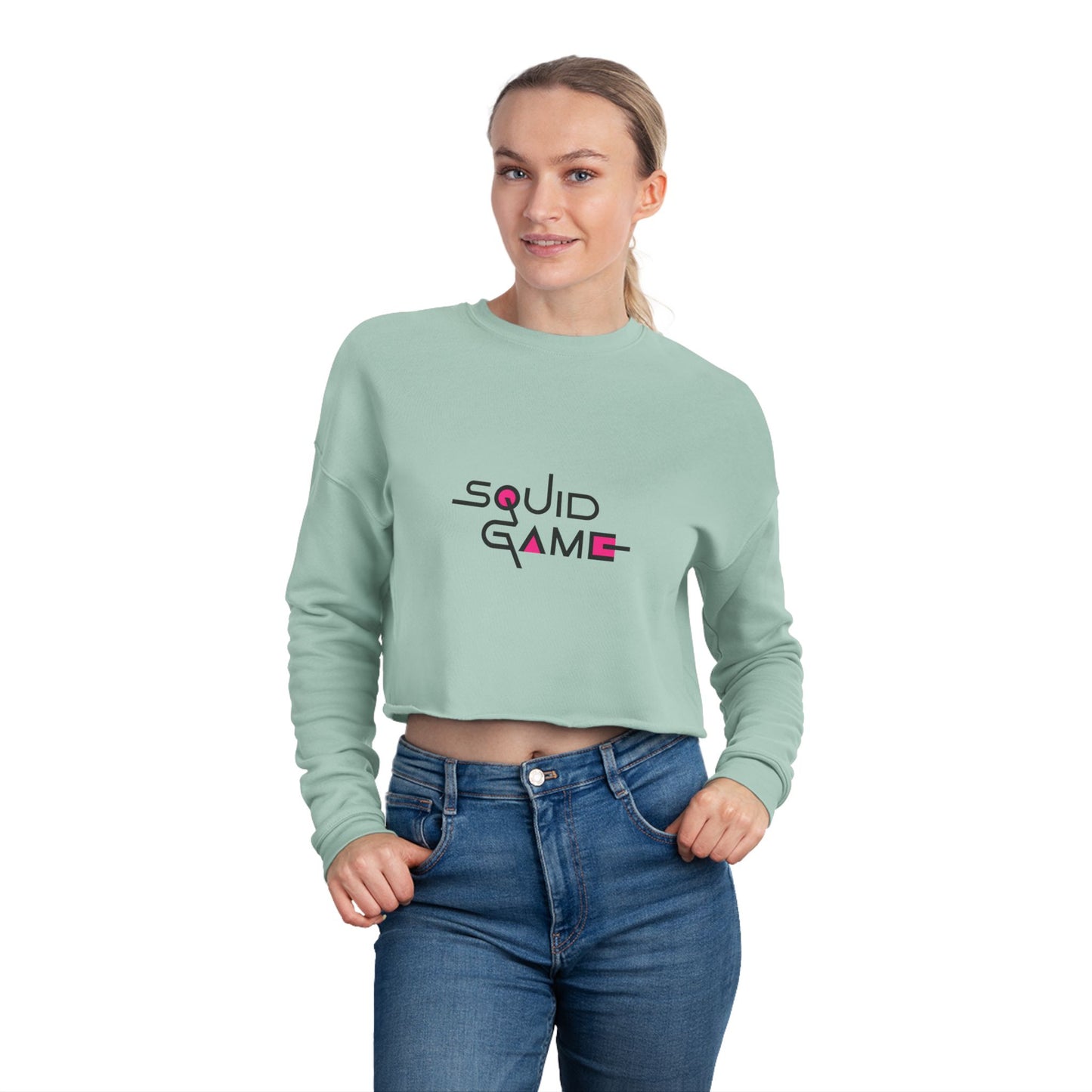 Squid game Women's Cropped Sweatshirt