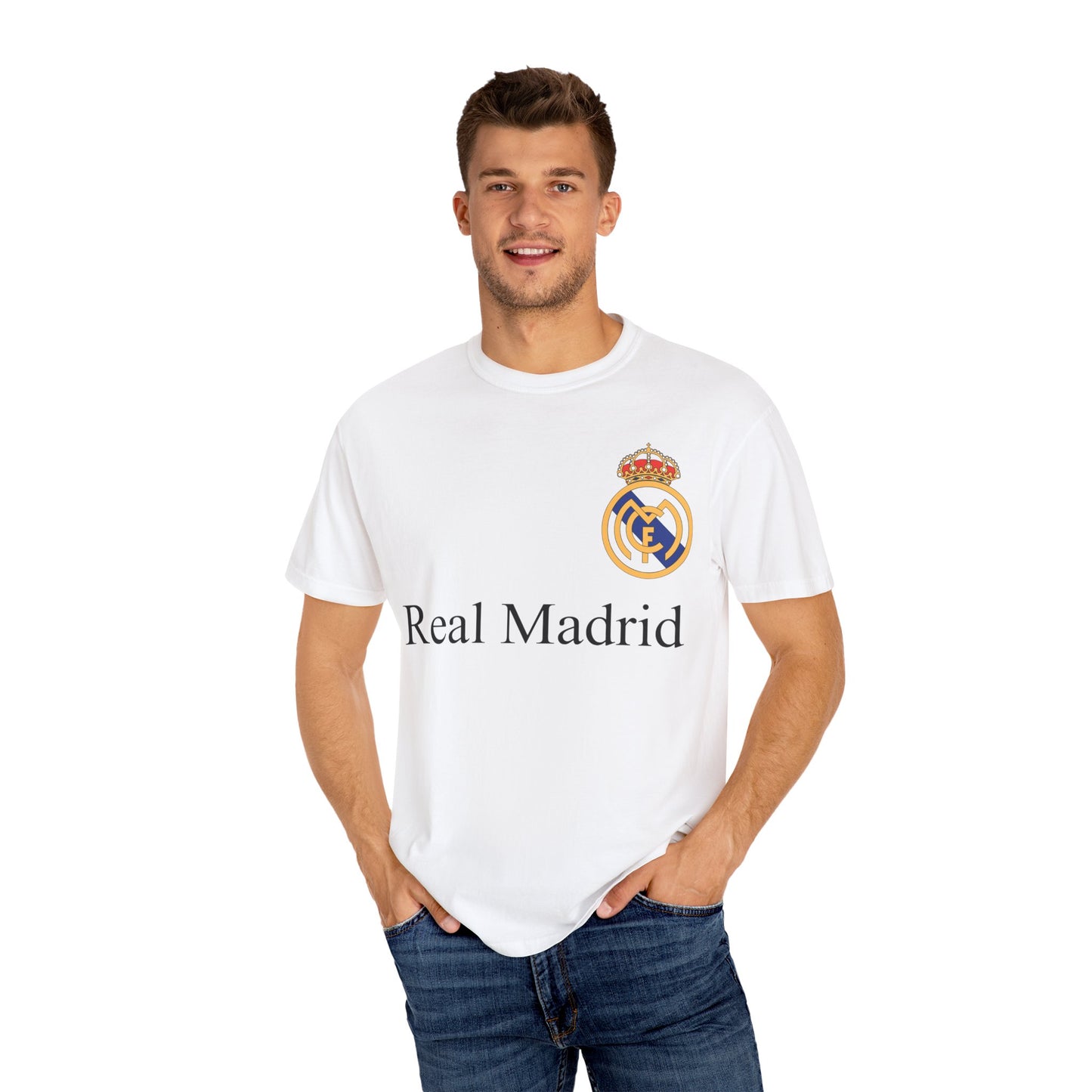 Real Madrid Unisex Garment-Dyed T-shirt