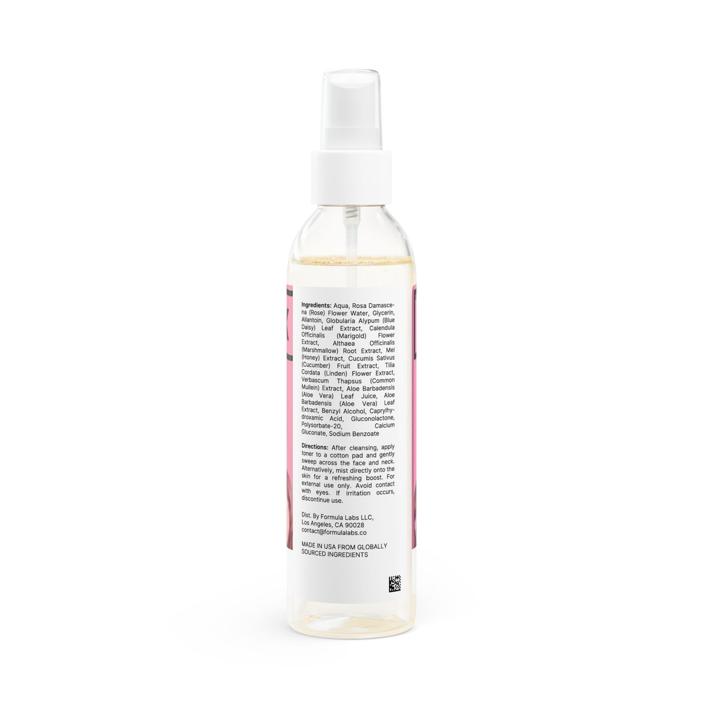 Pink color Calming Toner, 6oz