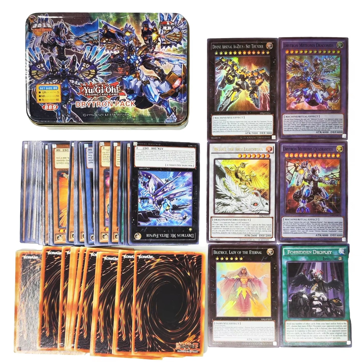 Yu Gi Oh Cards DARK MAGICIAN COLLECTION PACK Card Deck English TCG Holographic Golden Game Collection Card with Tin Box