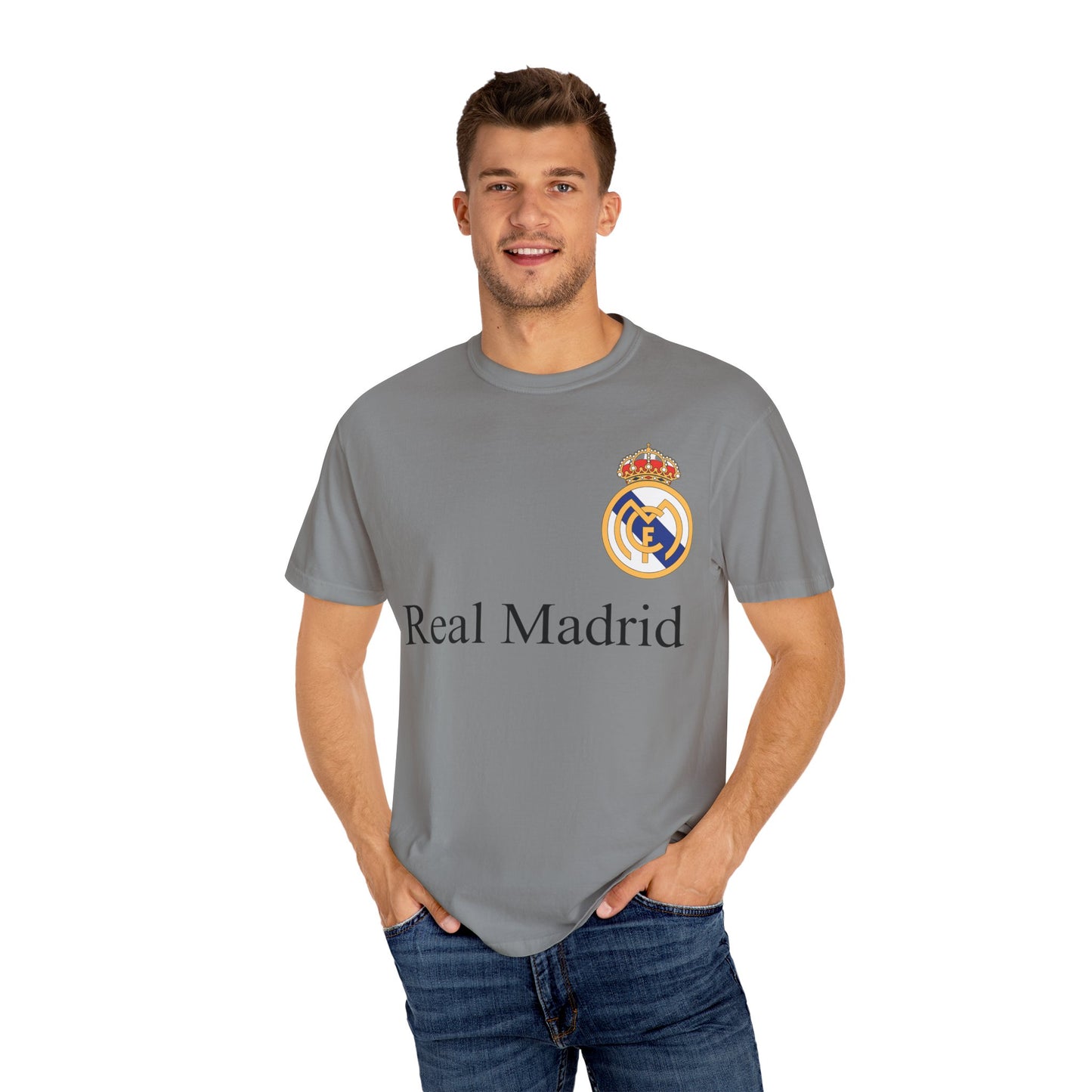 Real Madrid Unisex Garment-Dyed T-shirt