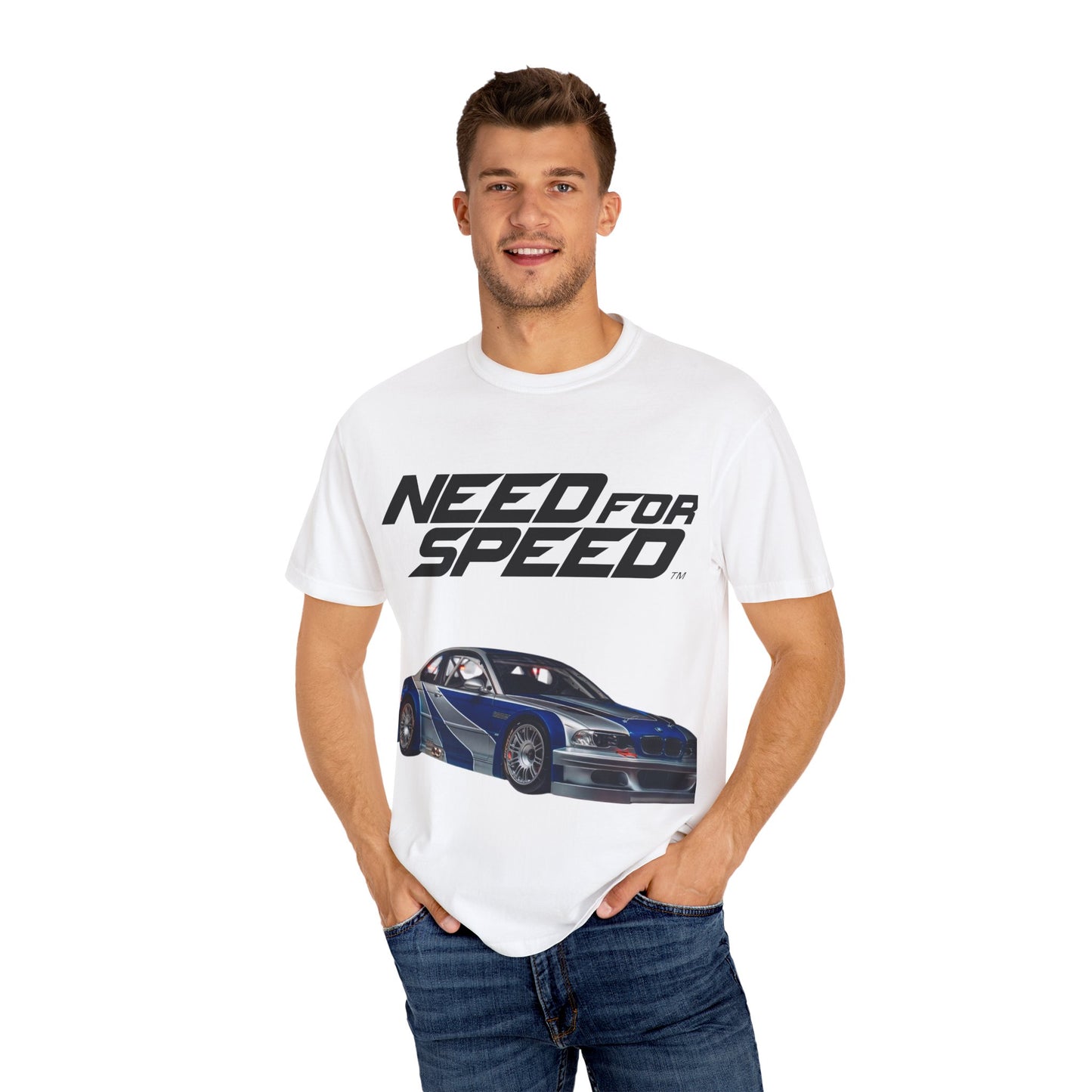 NFS BMW shirt Unisex Garment-Dyed T-shirt