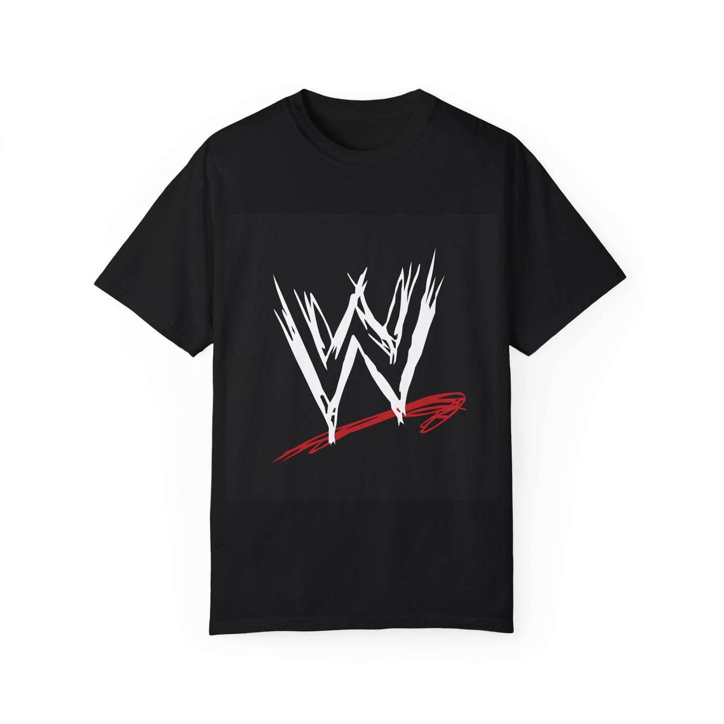 T-shirt unisexe vintage teint en pièce WWE