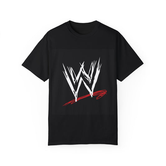 T-shirt unisexe vintage teint en pièce WWE