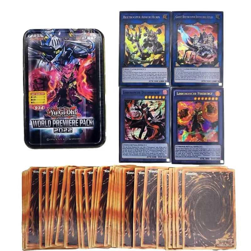 Yu Gi Oh Cards DARK MAGICIAN COLLECTION PACK Card Deck English TCG Holographic Golden Game Collection Card with Tin Box