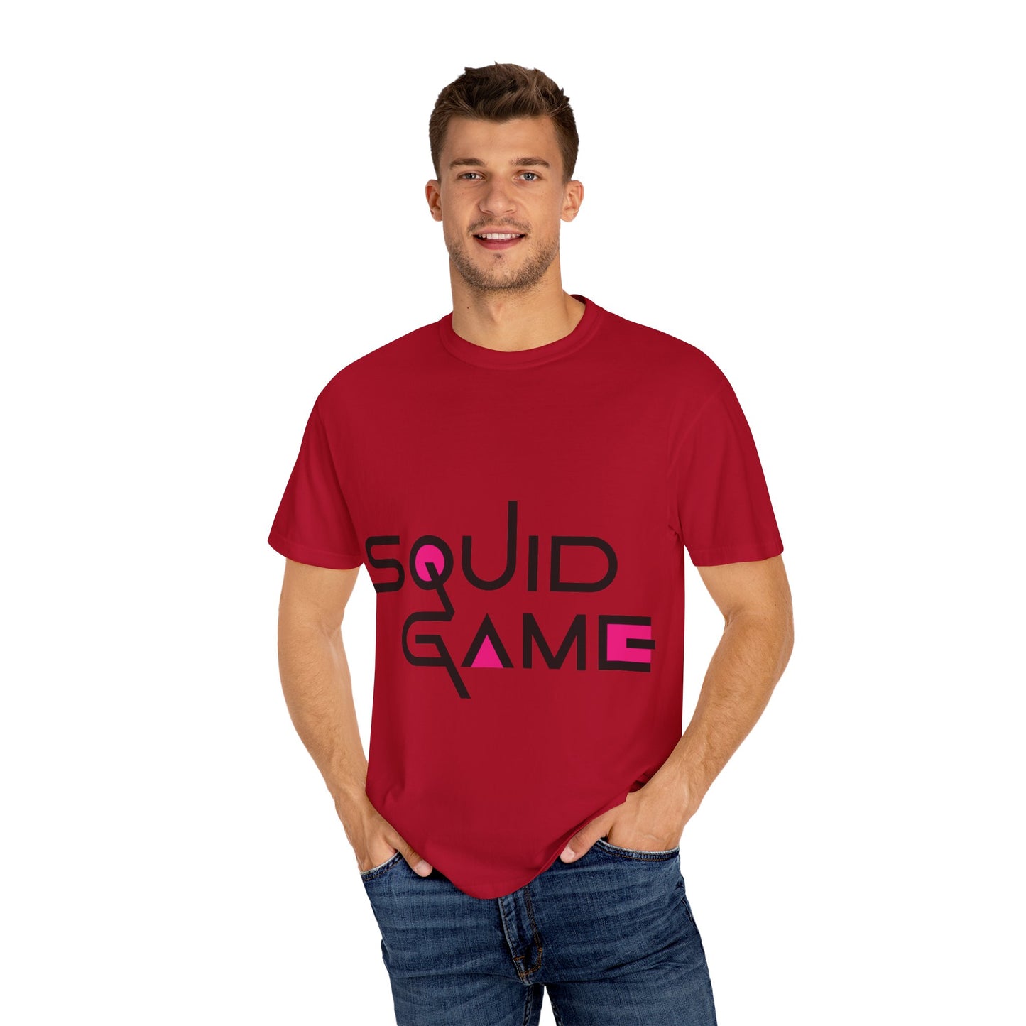 Squid Game-inspired Unisex Garment-Dyed T-shirt