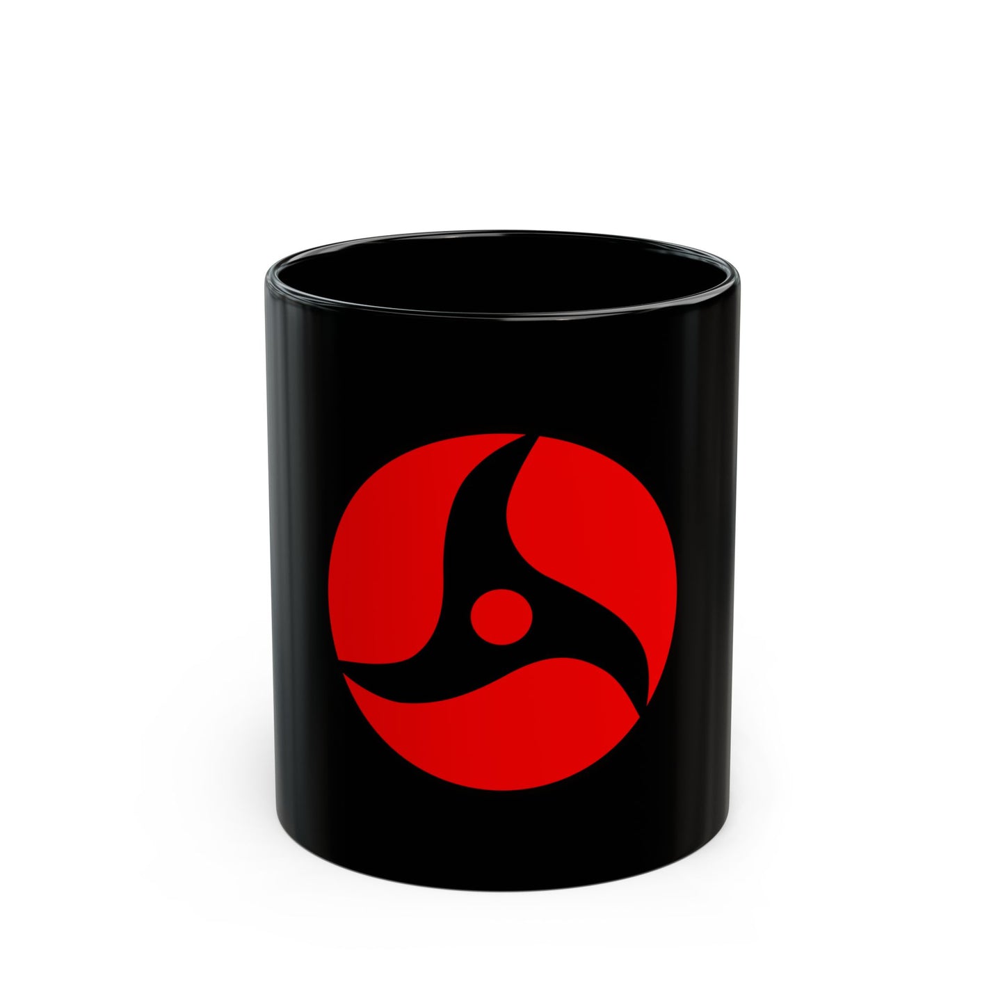 Tasse - Tasse noire au design Itachi Sharingan (11 oz, 15 oz)