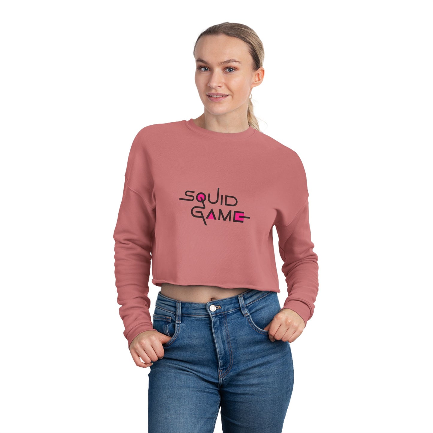 Squid game Women's Cropped Sweatshirt