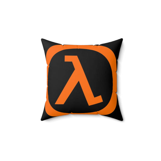 Half life Spun Polyester Square Pillow