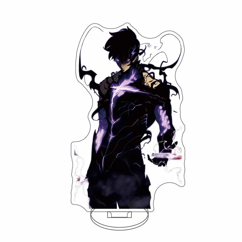 Solo Leveling Sung Jin Woo Yoo Jin Ho Acrylic Anime Stand Model Plate Keychain Desk Decoration Fashion Friends Gift Figure