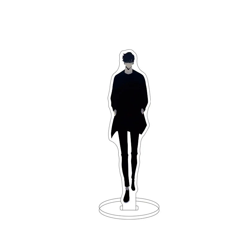 Solo Leveling Sung Jin Woo Yoo Jin Ho Acrylic Anime Stand Model Plate Keychain Desk Decoration Fashion Friends Gift Figure