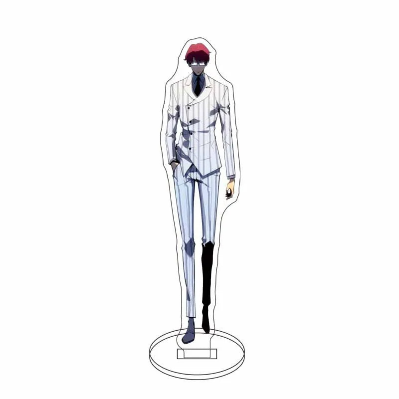 Solo Leveling Sung Jin Woo Yoo Jin Ho Acrylic Anime Stand Model Plate Keychain Desk Decoration Fashion Friends Gift Figure