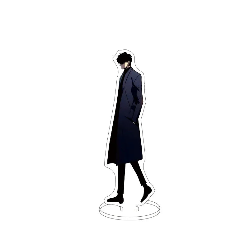 Solo Leveling Sung Jin Woo Yoo Jin Ho Acrylic Anime Stand Model Plate Keychain Desk Decoration Fashion Friends Gift Figure