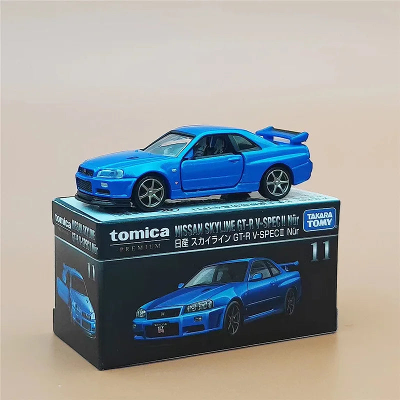 TOMY Fast & Furious Toyota Supra Nissan GTR Alloy Car Diecasts & Toy Vehicles Car Model Miniature Scale Model Car For Children