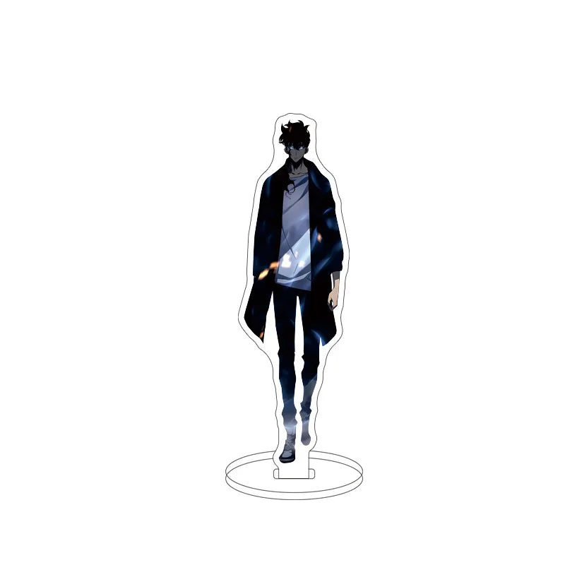 Solo Leveling Sung Jin Woo Yoo Jin Ho Acrylic Anime Stand Model Plate Keychain Desk Decoration Fashion Friends Gift Figure