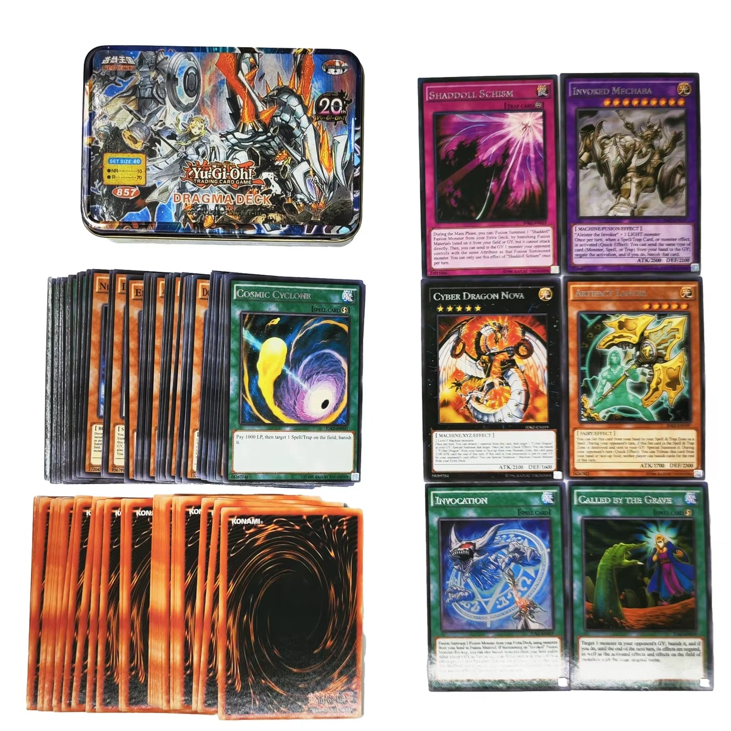 Yu Gi Oh Cards DARK MAGICIAN COLLECTION PACK Card Deck English TCG Holographic Golden Game Collection Card with Tin Box