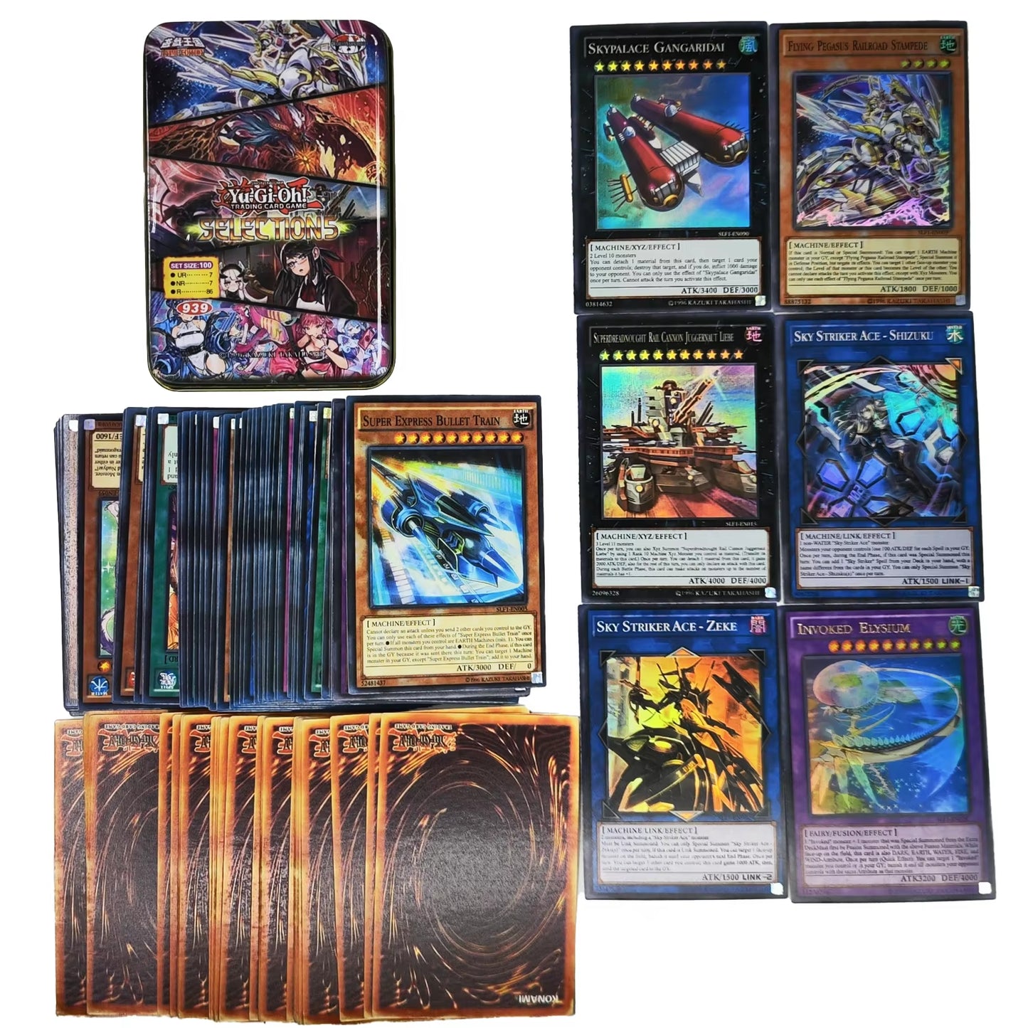 Yu Gi Oh Cards DARK MAGICIAN COLLECTION PACK Card Deck English TCG Holographic Golden Game Collection Card with Tin Box